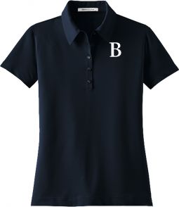 Ladies Nike Dri-Fit Ottoman Bonded Polo, Navy